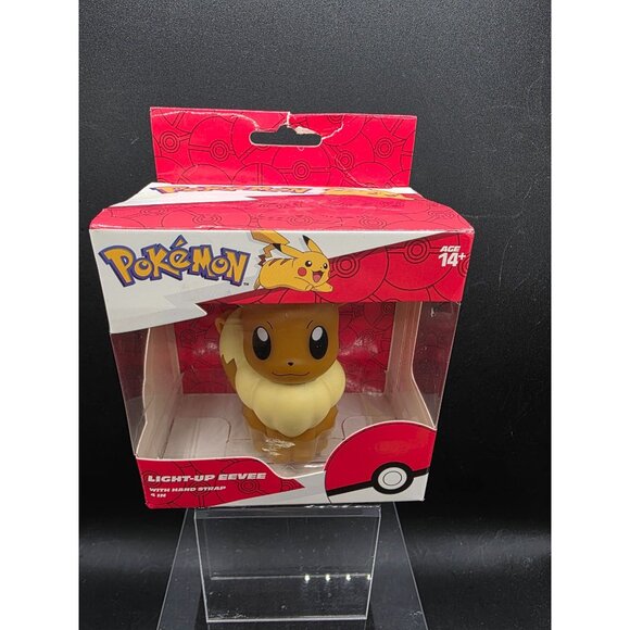 Pokémon Light-Up Eevee Figure With Hand Strap & LED Diffuser 4 Inch Collectible - Picture 2 of 8